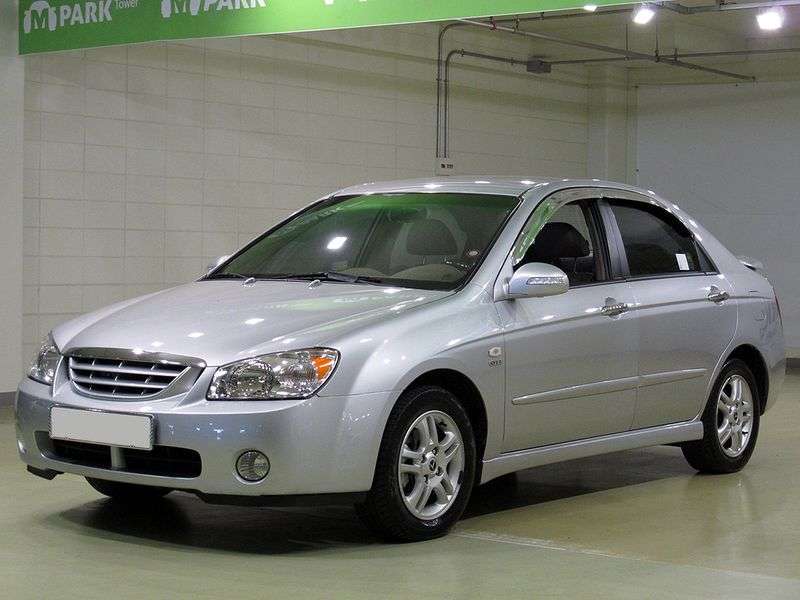 Kia Cerato 1st generation 2.0 sedan CRDi MT (2004–2006)