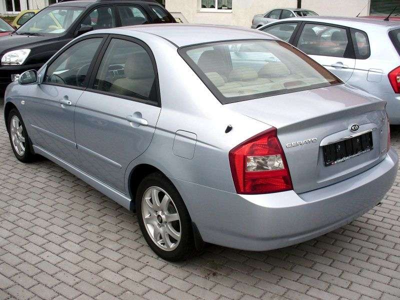 Kia Cerato 1st generation 2.0 sedan CRDi MT (2004–2006)