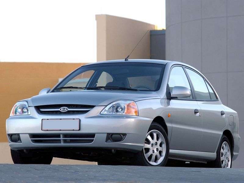 Kia Rio 1st generation [restyling] 1.3 MT sedan (2003–2005)