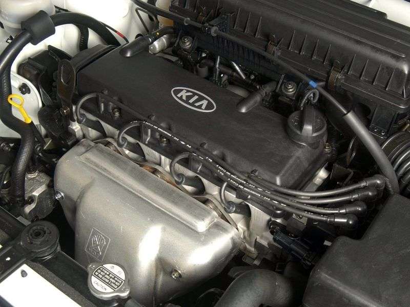 Kia Rio 1st generation [restyled] 1.6 MT sedan (2003–2005)