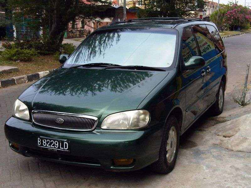Kia Carnival minivan pierwszej generacji 2.5 MT (1999 2002)