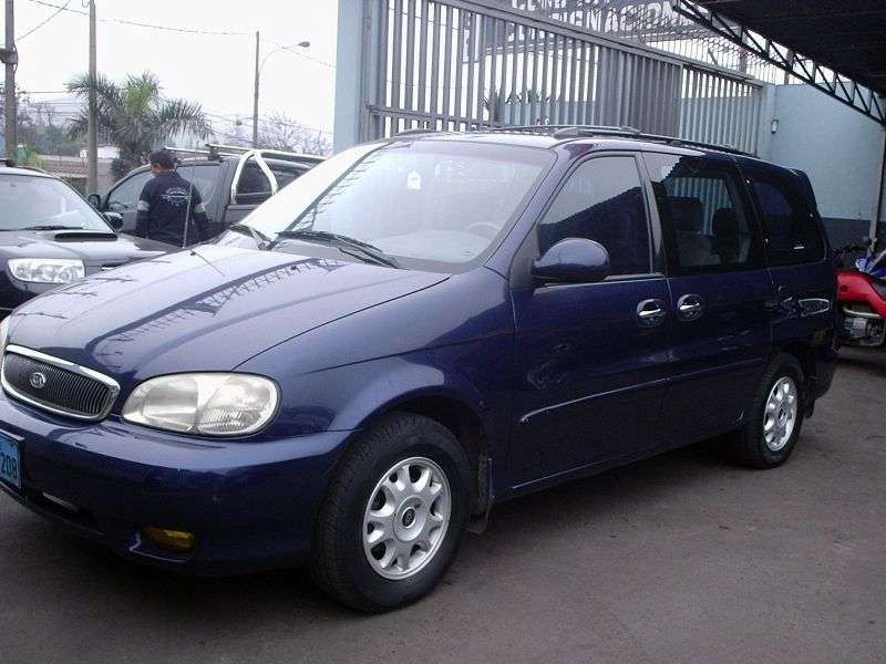 Kia Carnival minivan pierwszej generacji 2.5 MT (1999 2002)