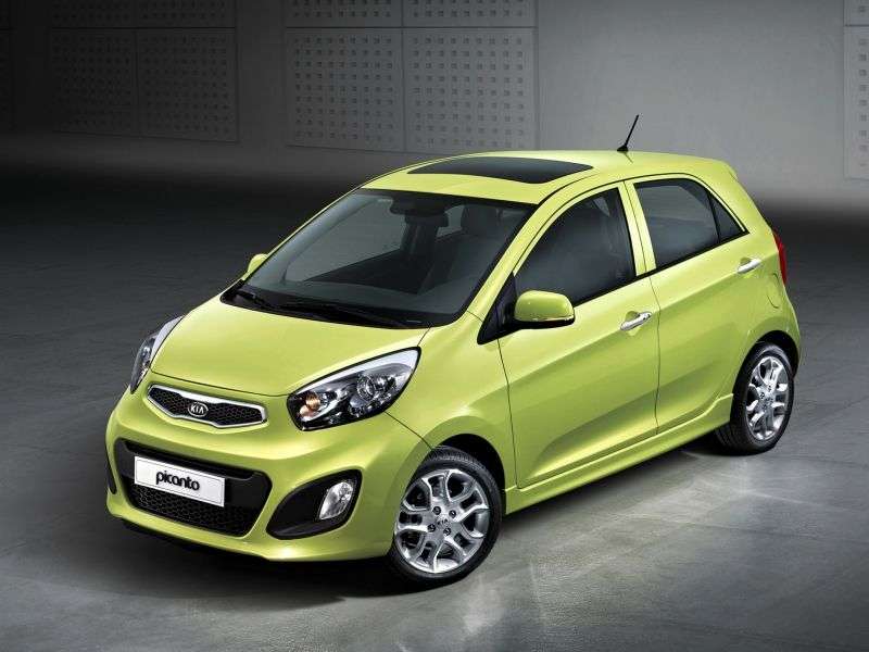 Kia Picanto 2 generation hatchback 5 dv. 1.2 AT Luxe (2012) (2011 – current century.)