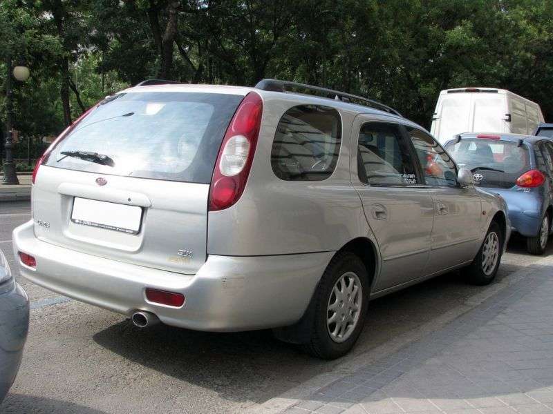 Kia Clarus 1st generation [restyled] station wagon 2.0 AT (1998–2001)