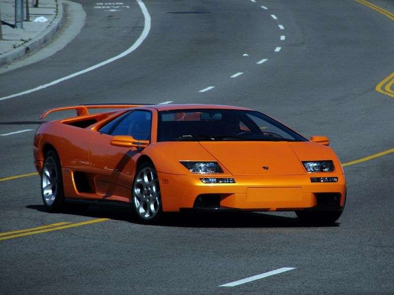 Lamborghini Diablo 2nd generation [restyling] VT coupe 6.0 MT 4WD (2000–2001)