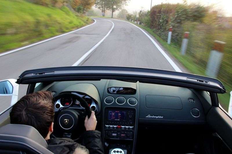 Lamborghini Gallardo 1st generation [restyling] LP560 4 Spyder 5.2 AMT AWD convertible (2012 – n.)