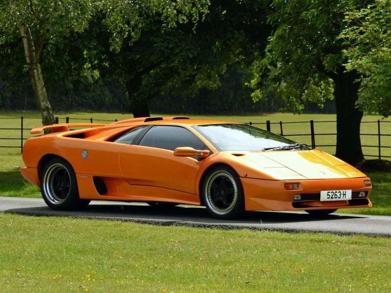 Lamborghini Diablo 1st generation SV coupe 5.7 MT (1995–1998)