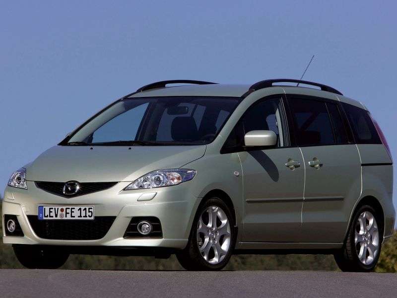 Mazda 5 1st generation [restyled] minivan 2.0 CRDi MT (2008–2010)