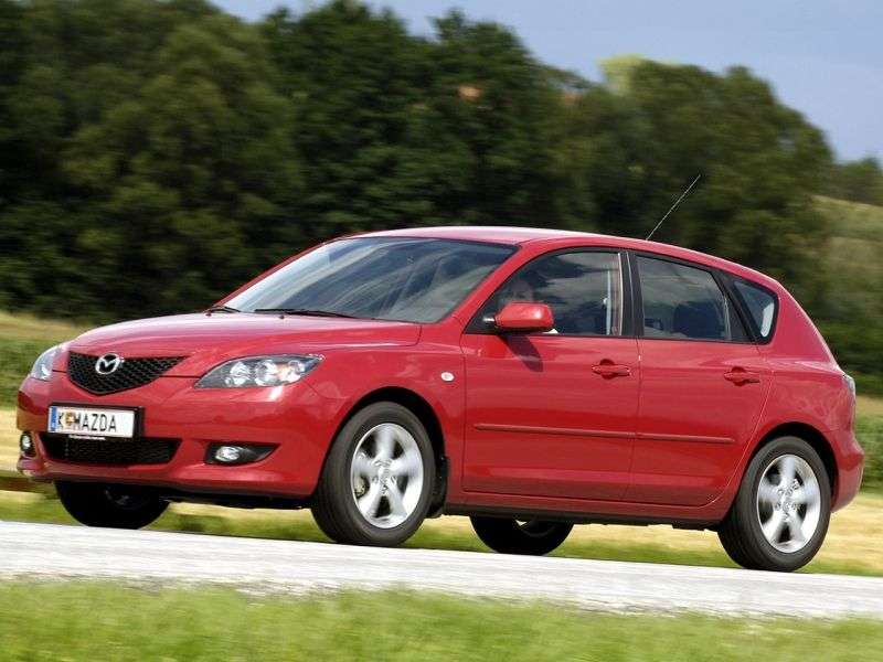 Mazda 3 BK hatchback 5 drzwiowy 2,3 mln ton (2003 2006)