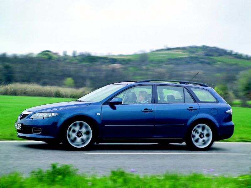 Mazda 6 1st generation [restyled] wagon 2.3 MT (2005–2007)