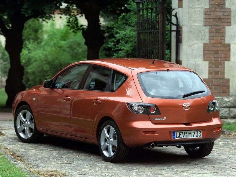 Mazda 3 BK hatchback 5 drzwiowy 1.6 CiTD MT (2003 2006)