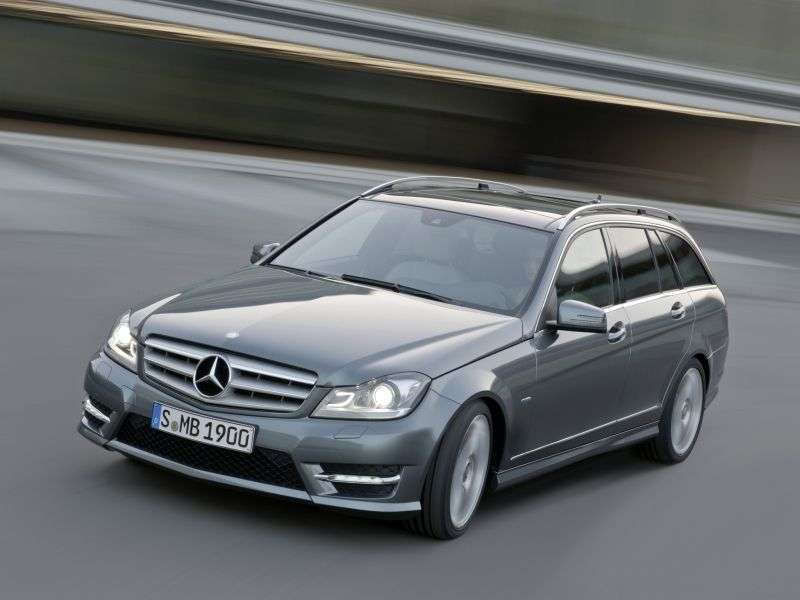 Mercedes Benz Klasa C W204 / S204 [zmiana stylizacji] kombi 5 drzwiowy. C 180 7G Tronic Plus (2011 2012)