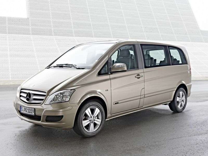 Mercedes Benz Viano W639 [zmiana stylizacji] minivan 4 drzwiowy. 2.0 CDi MT Long Ambiente (2010 obecnie)