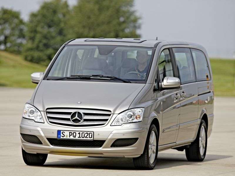 Mercedes Benz Viano W639 [zmiana stylizacji] minivan 4 drzwiowy. 2.2 CDi AT 4MATIC ekstra długi Ambiente (2010 obecnie)