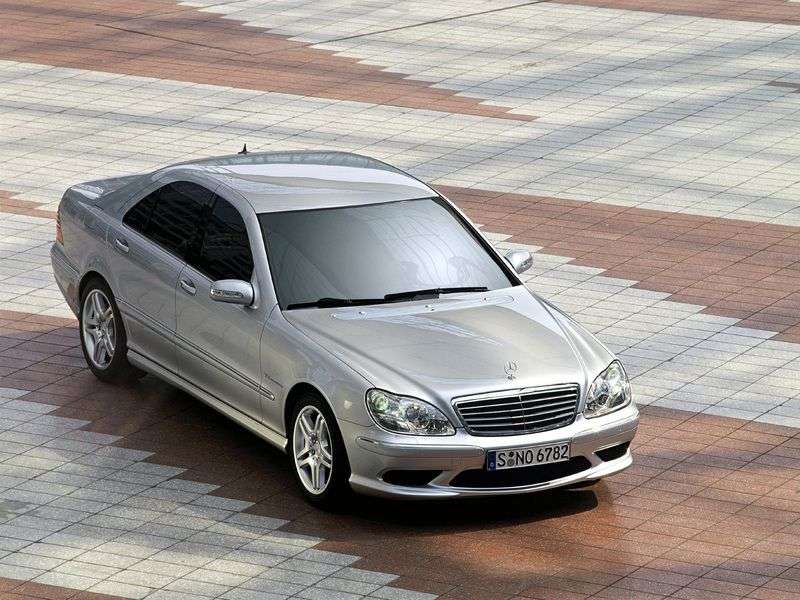Mercedes Benz Klasa S W220 [zmiana stylizacji] sedan S 430 AT (2002 2005)