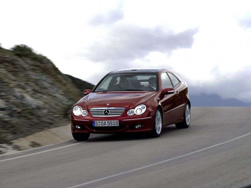 Mercedes Benz Klasa C W203 / S203 / CL203 [zmiana stylizacji] coupe C 200 CDI AT (2004 2008)
