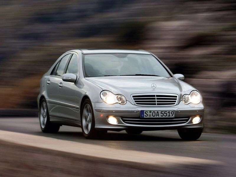Mercedes Benz C Class W203 / S203 / CL203 [restyling] 4 door sedan. C 200 CDI AT (2004–2006)
