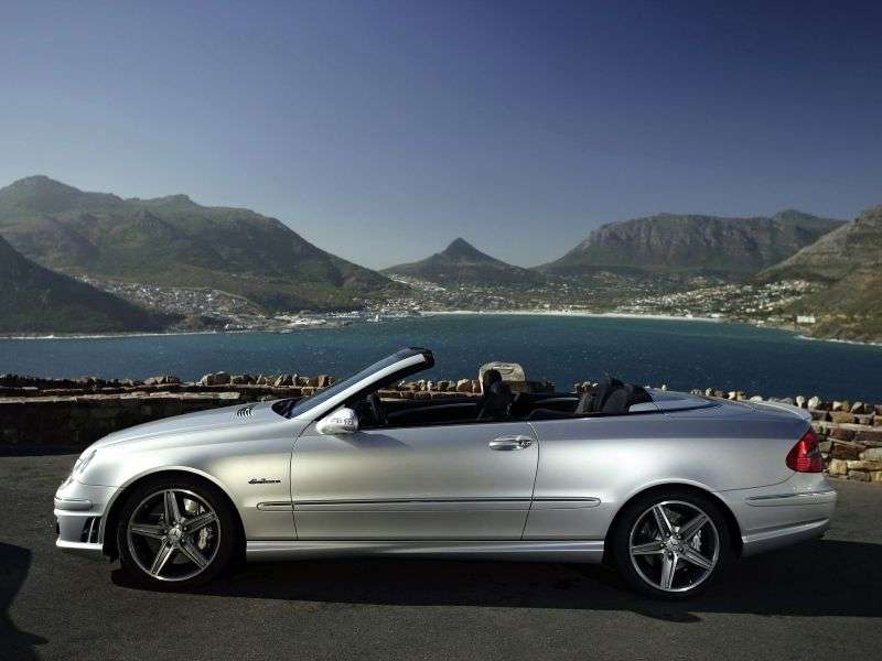 Mercedes Benz CLK Class C209 / A209AMG 2 door convertible. CLK 55 AMG AT (2003–2006)