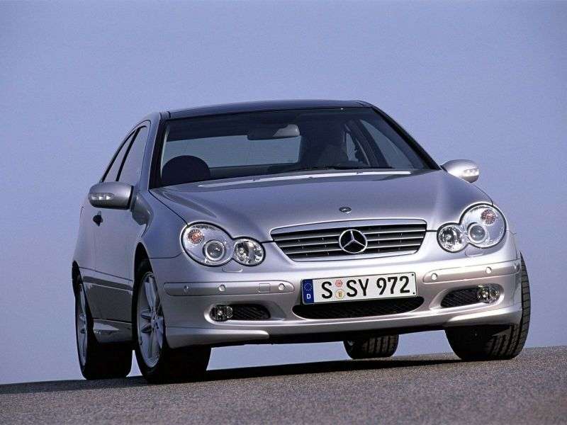Mercedes Benz C Class W203 / S203 / CL203 coupe 3 bit. C 230 Kompressor MT (2002–2004)