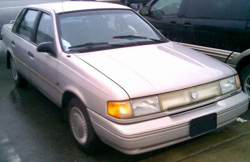 Mercury Topaz 1st generation [2nd restyling] 2.3 MT AWD sedan (1988–1991)