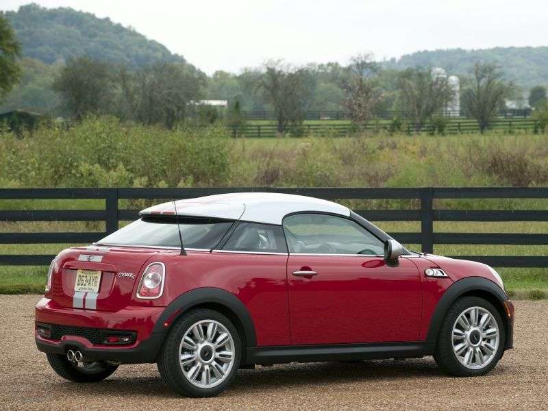 Mini Coupe 1 generation Cooper S coupe 2 bit. 1.6 AT Basic (2011 – present)
