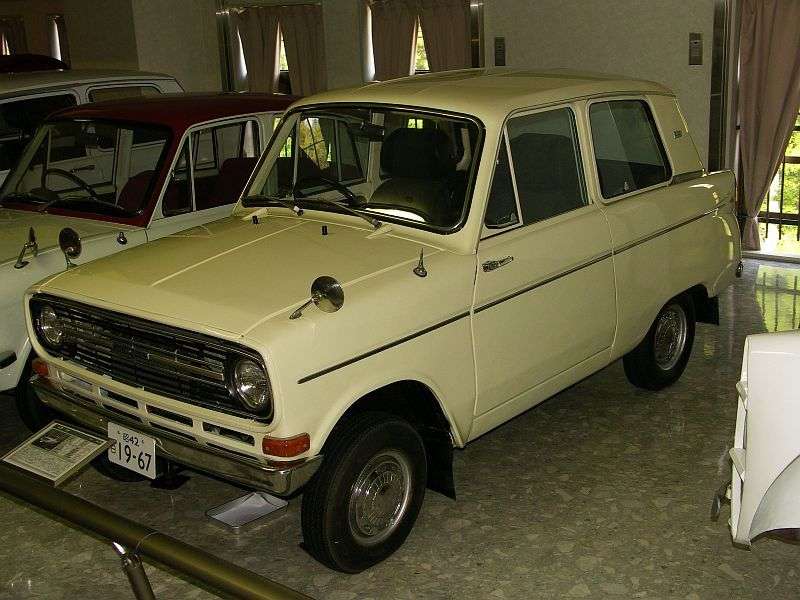 Mitsubishi Minica LA23 [2nd restyling] sedan 0.4 MT (1966–1969)