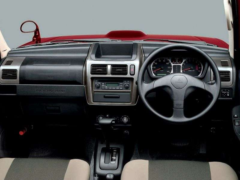 Mitsubishi Pajero Mini H53 / 58A [restyling] SUV 0.7 AT 2WD (2005–2008)