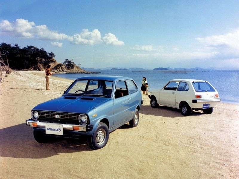 Mitsubishi Minica F4 [restyling] hatchback 0.5 MT (1976–1977)