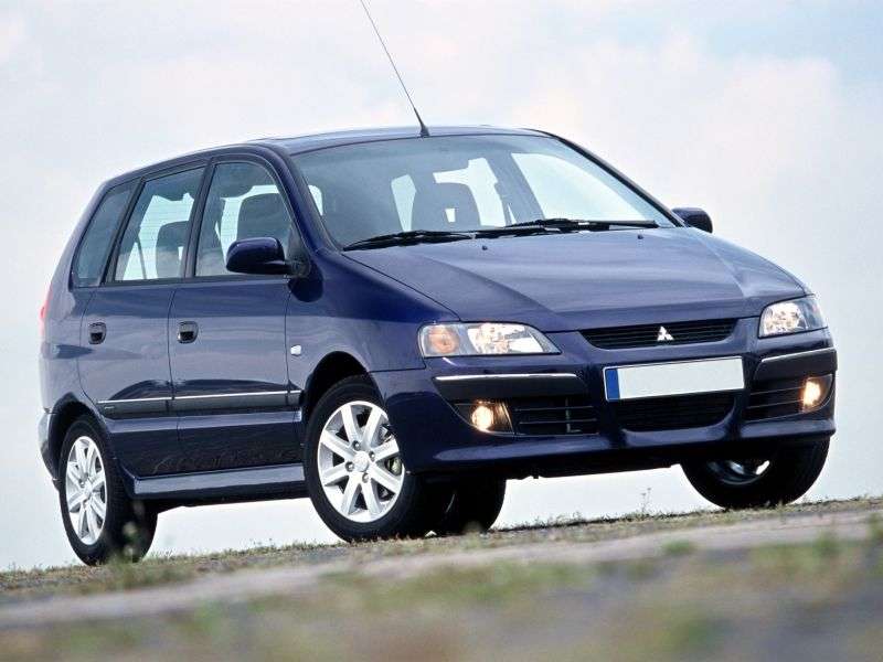 Mitsubishi Space Star 1st generation [restyling] 1.3 MT minivan (2002–2005)