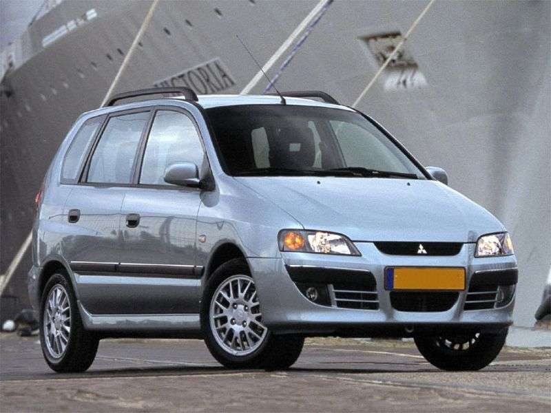 Mitsubishi Space Star 1st generation [restyling] 1.3 MT minivan (2002–2005)
