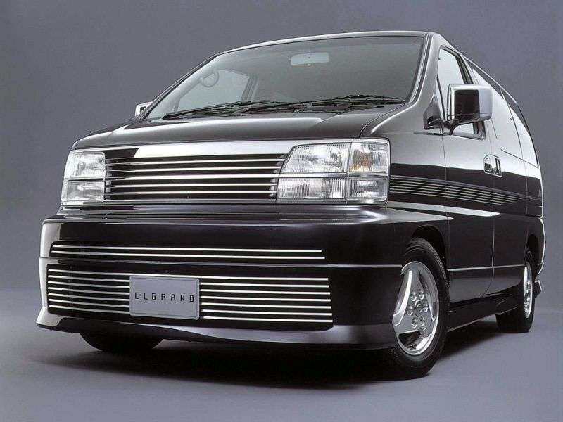 5 drzwiowy minivan Nissan Elgrand E50Rider 3,3 w 4WD (1999 2000)