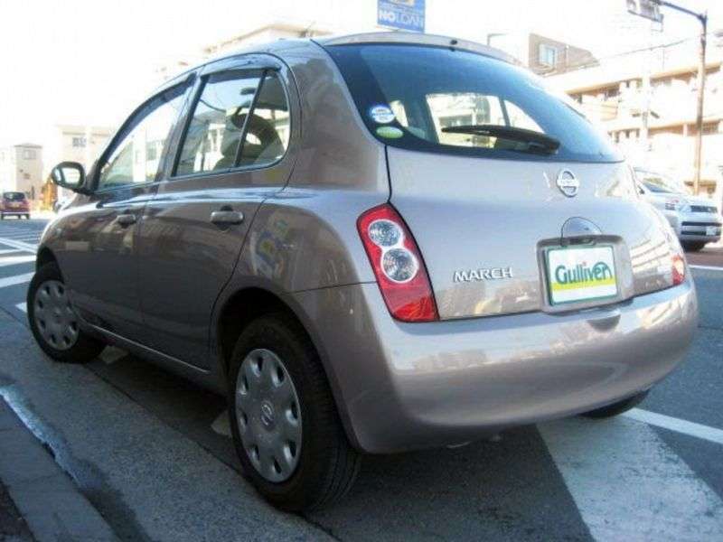 Nissan March k12 [restyling] 5 dv hatchback 1.4 AT (2005–2007)