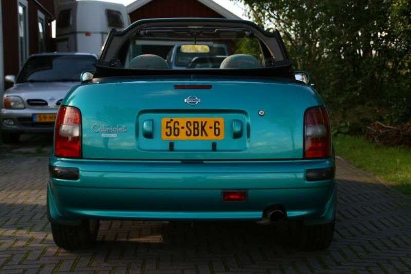 Nissan March K11 [2nd restyling] 1.4 MT convertible (1999–2002)