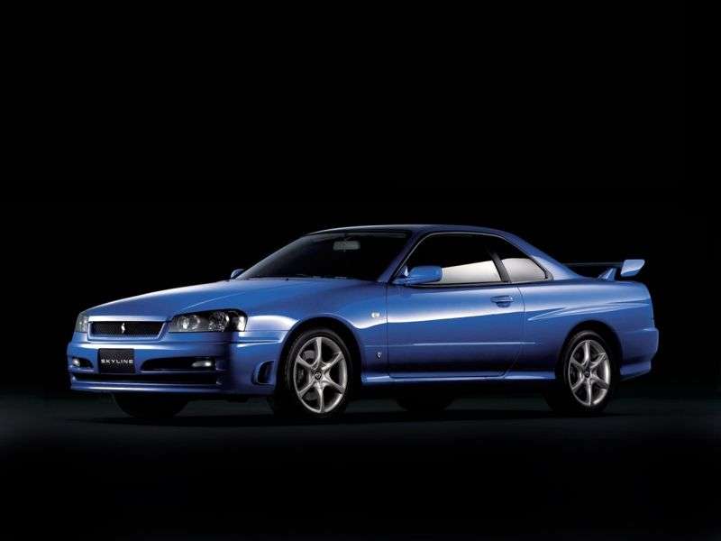 Nissan Skyline R34 GT coupe 2 drzwiowy 2.5 Turbo AT (1998 2002)