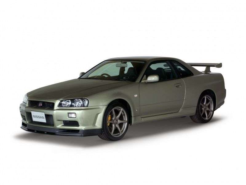 Nissan Skyline R34 GT R Coupe 2 drzwiowy 2.6 Twin Turbo MT 4WD (1999 2002)