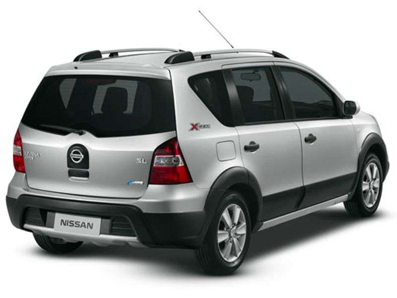 5 drzwiowy minivan Nissan Livina pierwszej generacji X Gear. 1,5 AT (2008 obecnie)