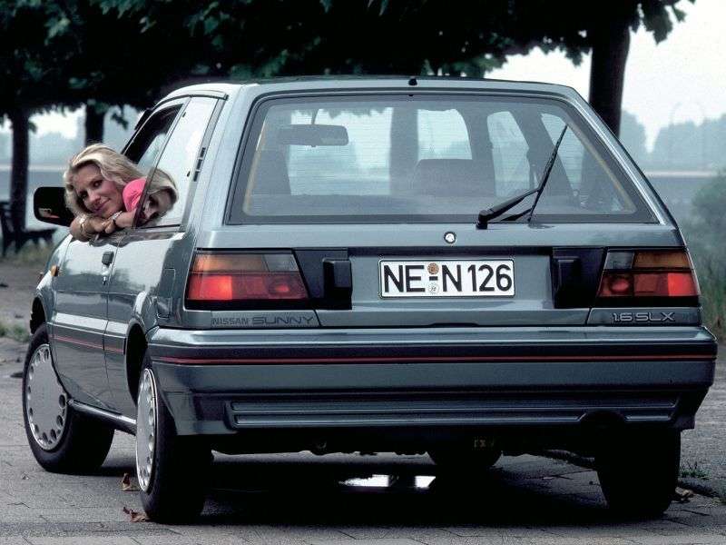 Nissan Sunny N13hetchbek 3 dv. 1.7 D MT (1986–1991)