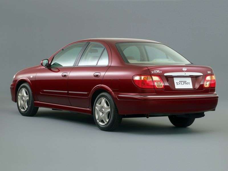 Nissan Bluebird Sylphy G10sedan 1.5 MT (2000–2003)