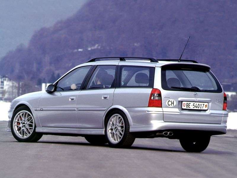 Opel Vectra B [restyling] i500 wagon 5 bits. 2.5 MT (1999–2000)