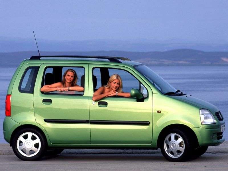 Opel Agila 1. generacja [zmiana stylizacji] minivan 1.0 Twinport MT (2003 2004)