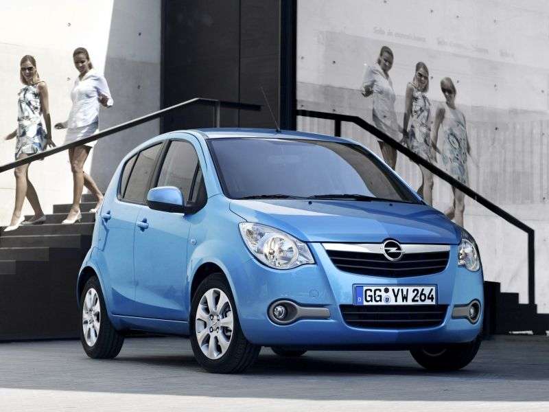 Opel Agila 2.generacji hatchback 1.0 ecoFlex MT (2011 obecnie)