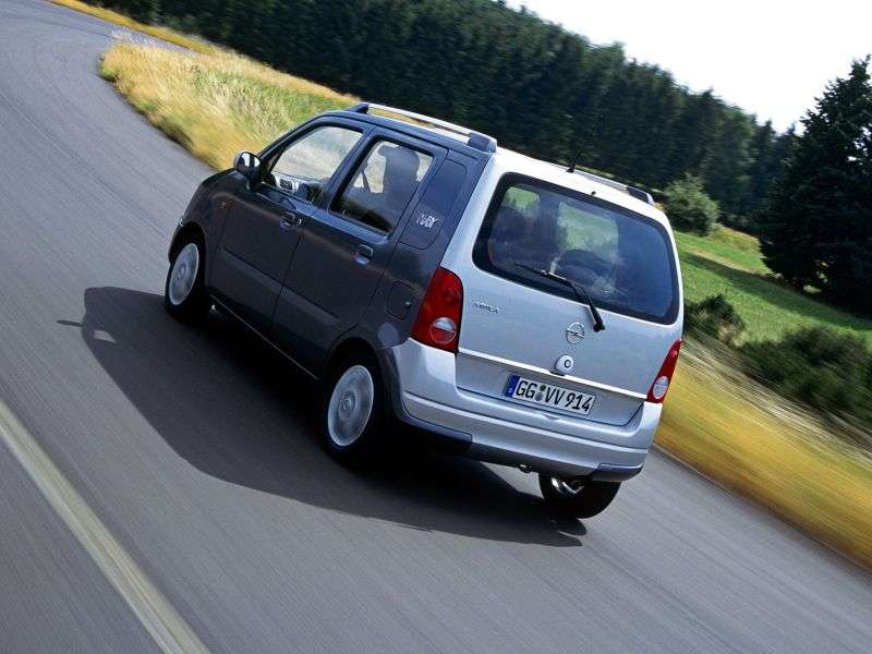 Opel Agila 1. generacja [zmiana stylizacji] minivan 1.0 Twinport MT (2003 2004)