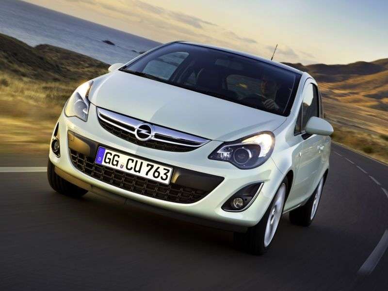 Opel Corsa D [restyling] 3 bit hatchback 1.2 MT Active (2011 – n. In.)