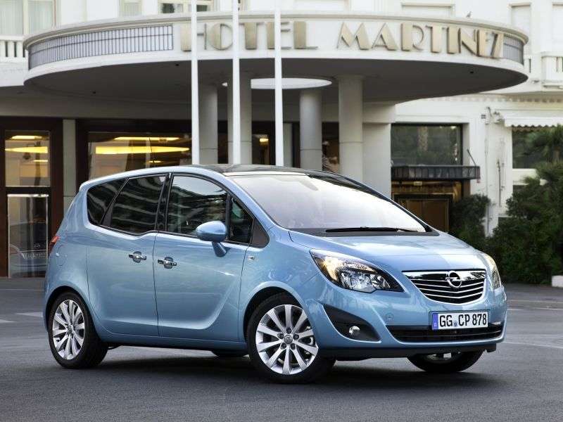 Opel Meriva minivan 2.generacji 1.4 LPG ecoFlex MT (2010 obecnie)