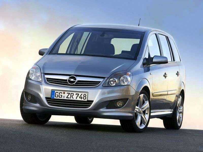Rodzina Opel Zafira [zmiana stylizacji] minivan 1.9 CDTI MT (2008–2010)