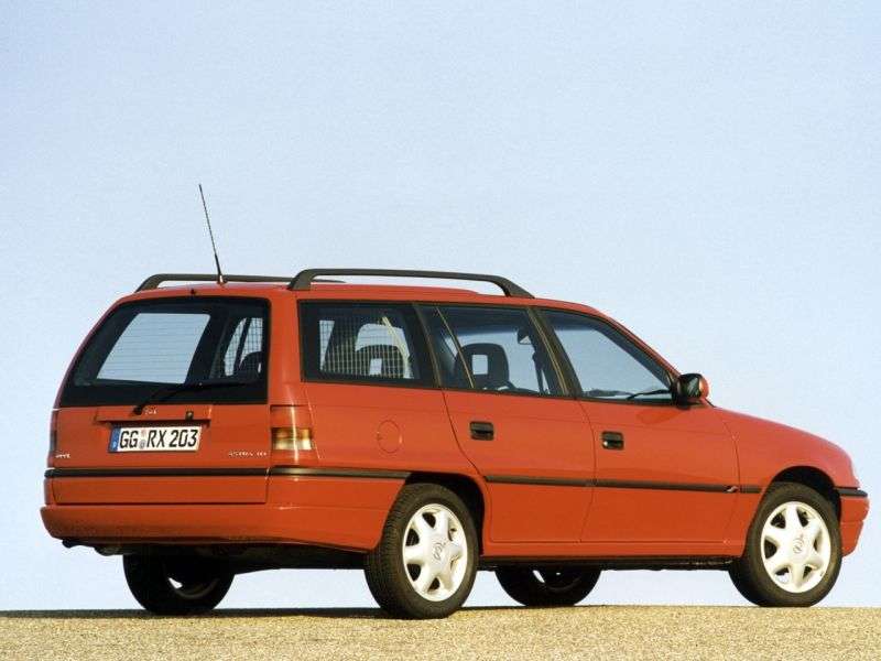 Opel Astra F [restyling] wagon 1.6 MT (1994–1998)