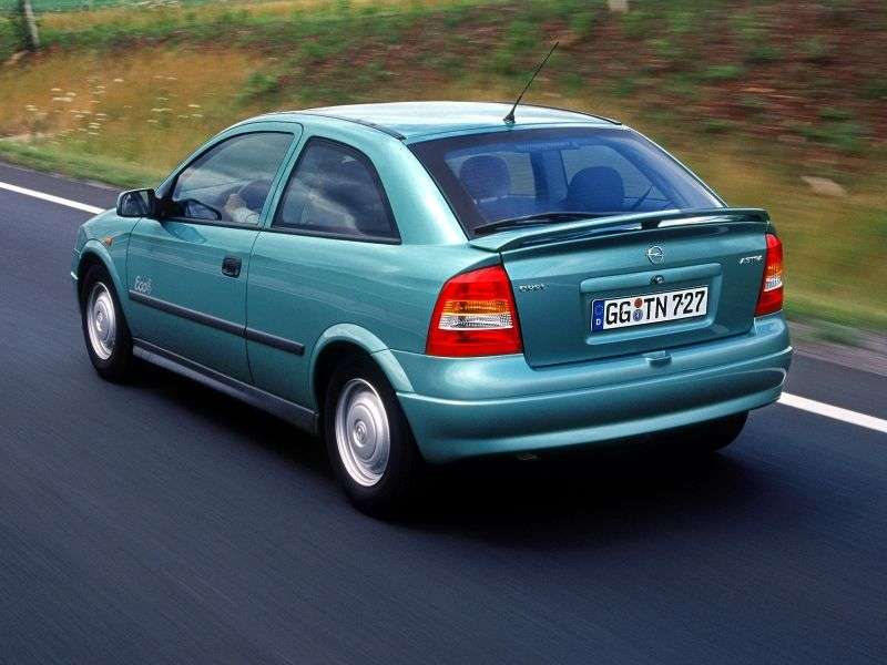 Opel Astra G hatchback 3 drzwiowy 2,2 AT (1998 2004)