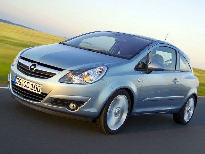Opel Corsa D hatchback 3 drzwiowy 1,2 mln ton (2006 2010)
