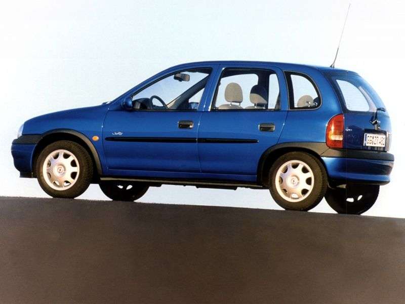 Opel Corsa B [restyling] 5 dv hatchback 1.4 AT (1997–2000)