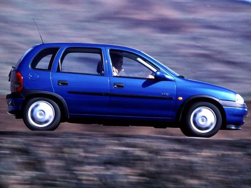 Opel Corsa B [restyling] 5 dv hatchback 1.0 MT (1997–2000)